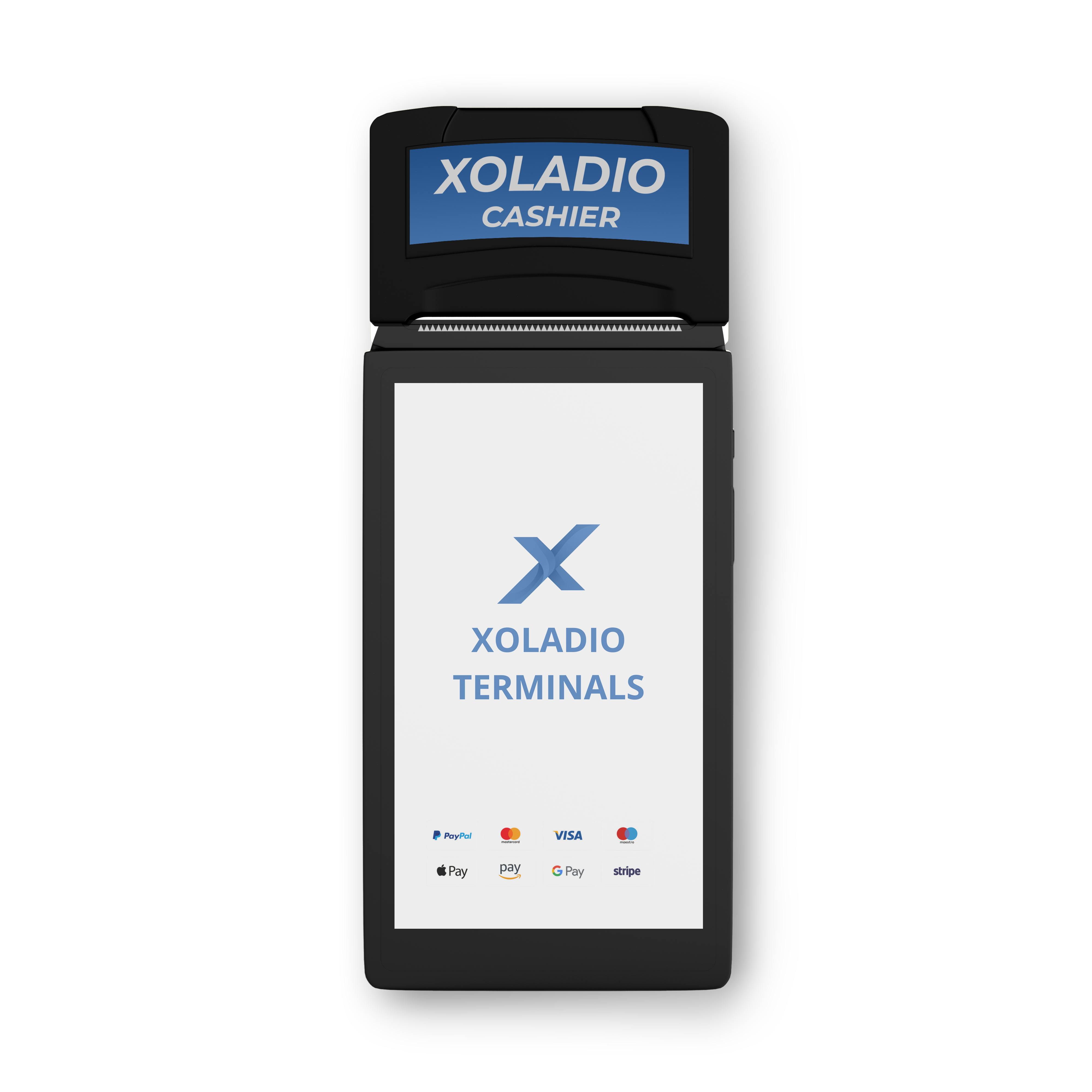 Mobile Payment Terminal Mockup - Top V